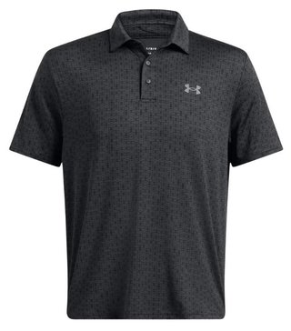 Under Armour Playoff 3.0 Printed polo de hombre, anthracite/black/castlerock