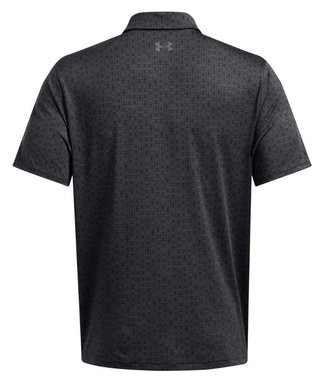 Under Armour Playoff 3.0 Printed polo de hombre, anthracite/black/castlerock
