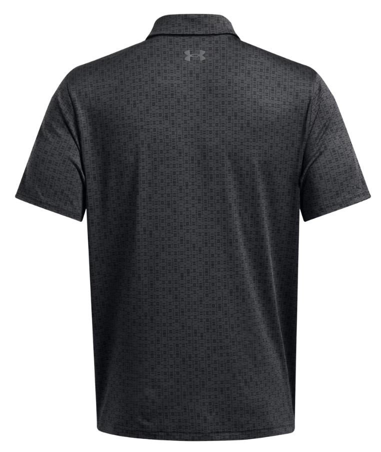 Under Armour Playoff 3.0 Printed polo de hombre, anthracite/black/castlerock