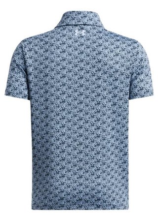 Under Armour Playoff Printed junior polo, azul claro
