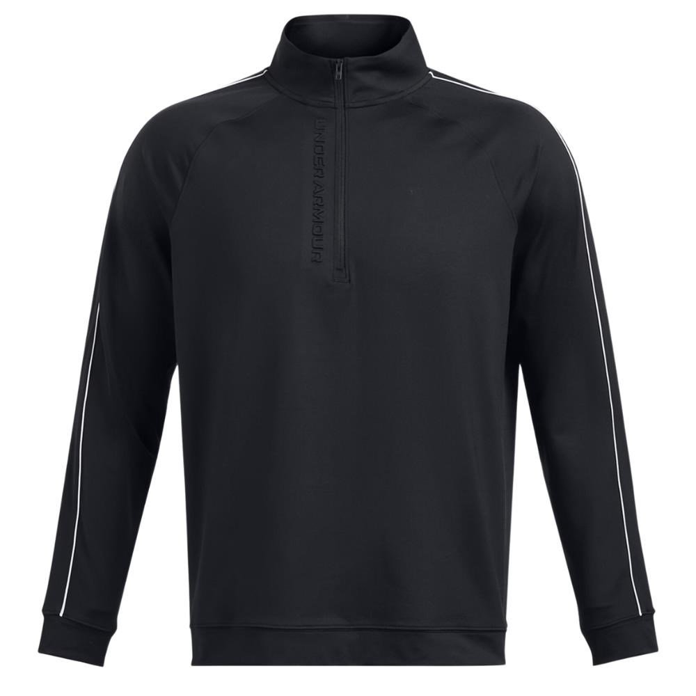Under Armour Storm Midlayer 1/2 Zip sudadera de hombre, negro/blanco
