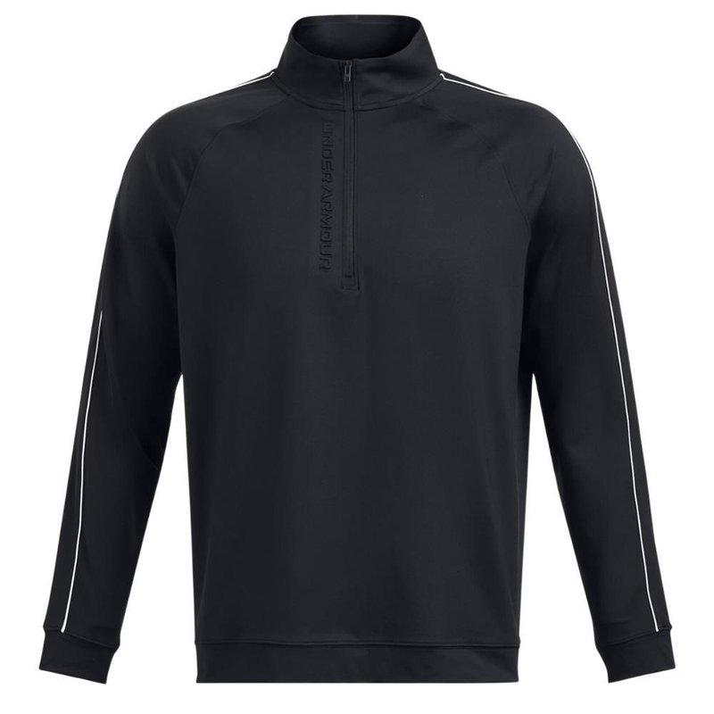 Under Armour Storm Midlayer 1/2 Zip sudadera de hombre, negro/blanco