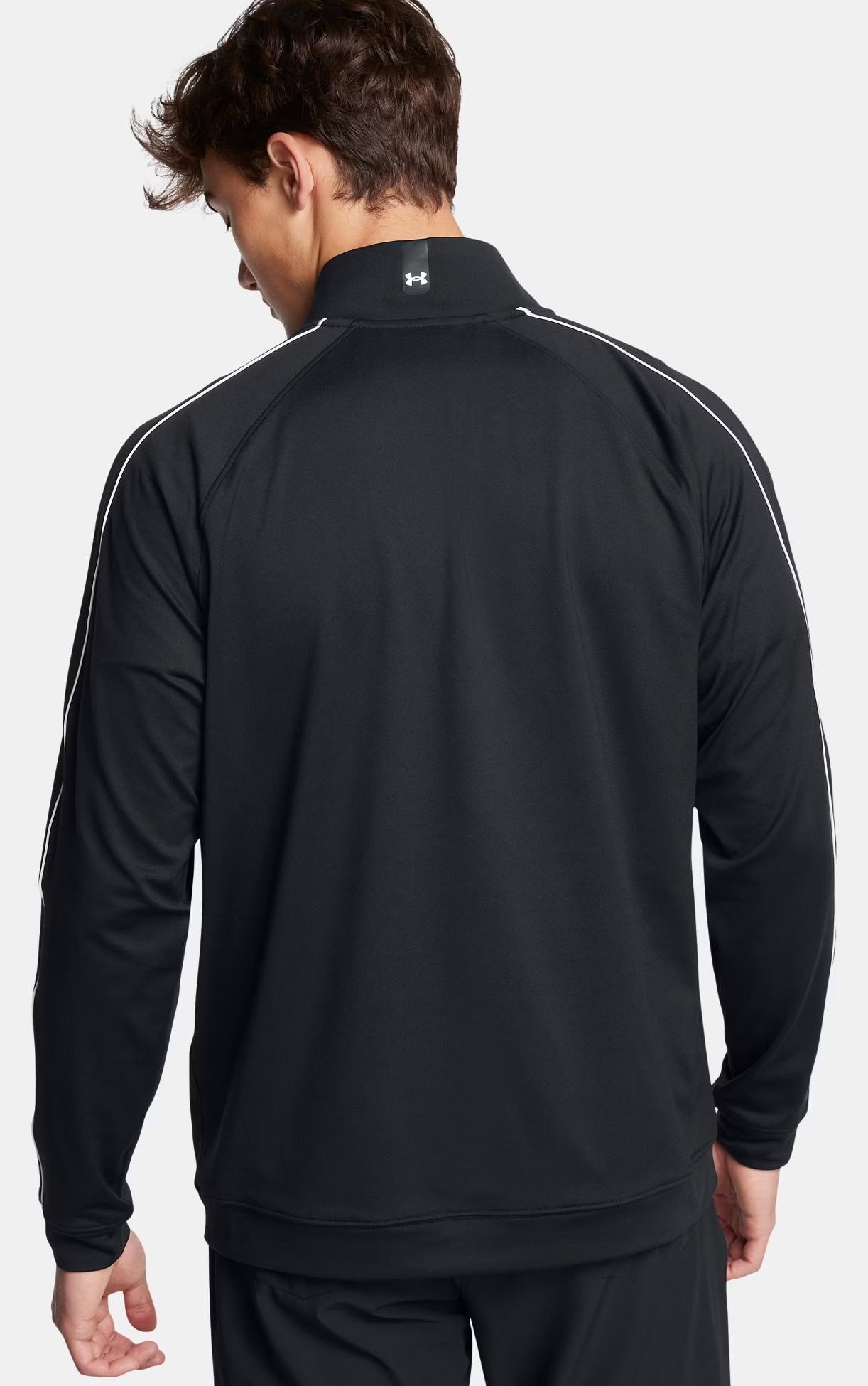 Under Armour Storm Midlayer 1/2 Zip sudadera de hombre, negro/blanco
