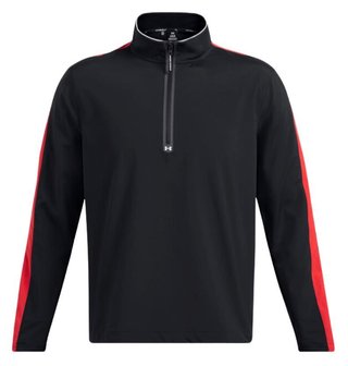 Under Armour Storm Windstrike 1/2-Zip chaqueta de hombre, negro/rojo