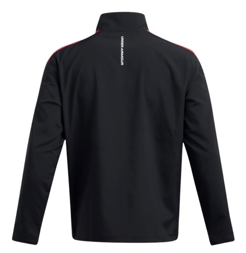 Under Armour Storm Windstrike 1/2-Zip chaqueta de hombre, negro/rojo
