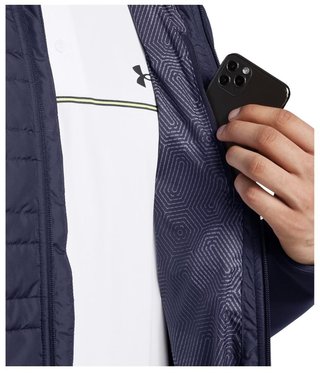 Under Armour Drive Pro Insulated chaqueta de hombre, midnight navy/metallic silver