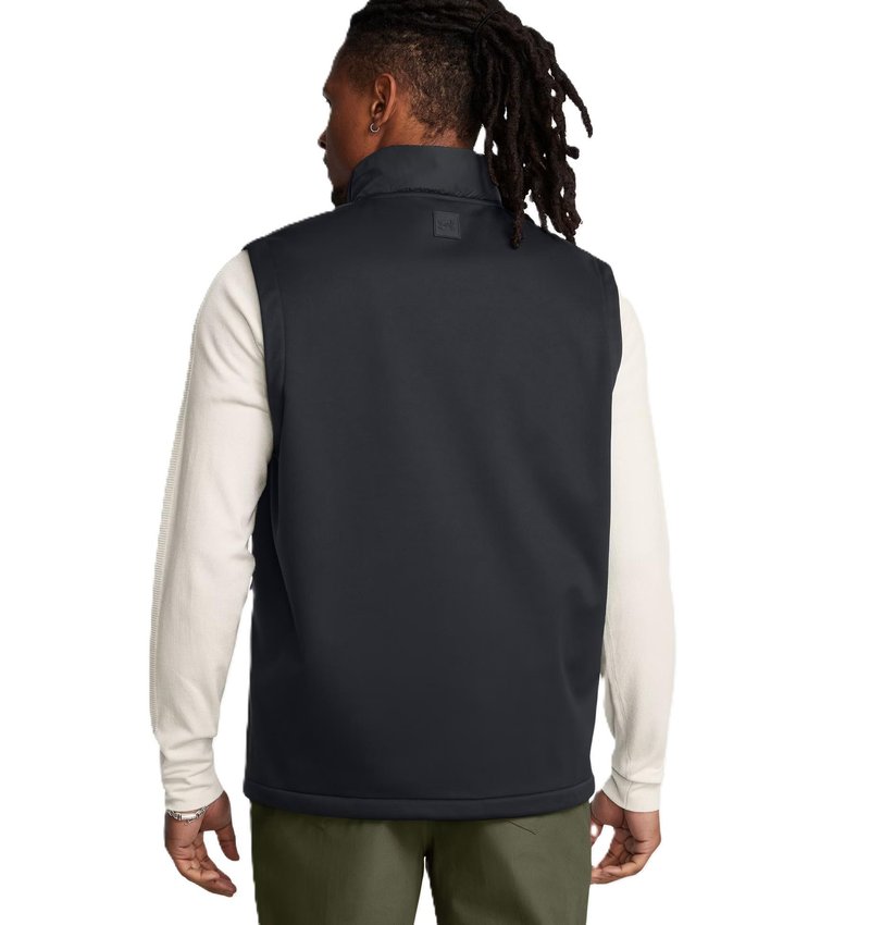 Under Armour Drive Pro Insulated chaleco de hombre, negro/plata metálico