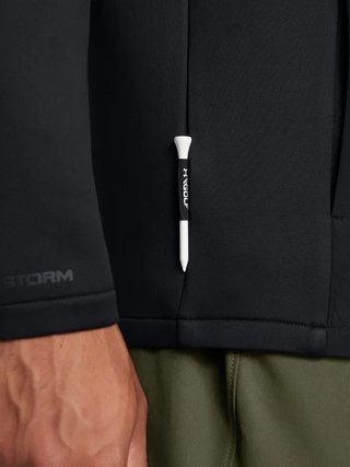 Under Armour Drive Pro Storm Hybrid 1/2-Zip sudadera de hombre, negra