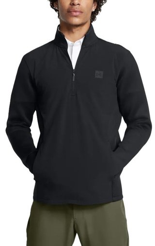 Under Armour Drive Pro Storm Hybrid 1/2-Zip sudadera de hombre, negra