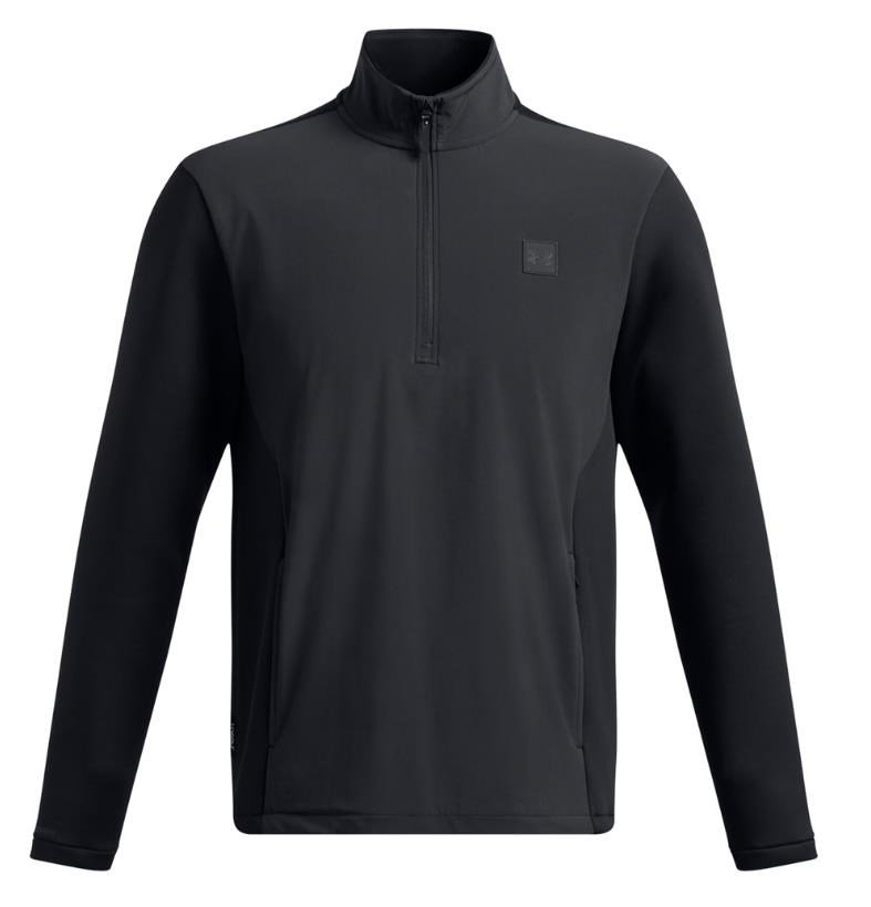 Under Armour Drive Pro Storm Hybrid 1/2-Zip sudadera de hombre, antracita/negro/plata metálica