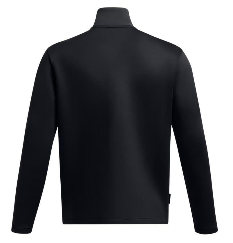 Under Armour Drive Pro Storm Hybrid 1/2-Zip sudadera de hombre, antracita/negro/plata metálica
