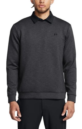 Under Armour Drive Midlayer Crew sudadera de hombre, negra