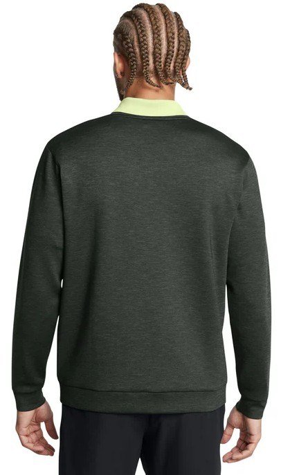 Under Armour Drive Midlayer Crew sudadera de hombre, forest green