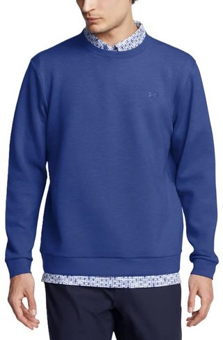 Under Armour Drive Midlayer Crew sudadera de hombre, azul