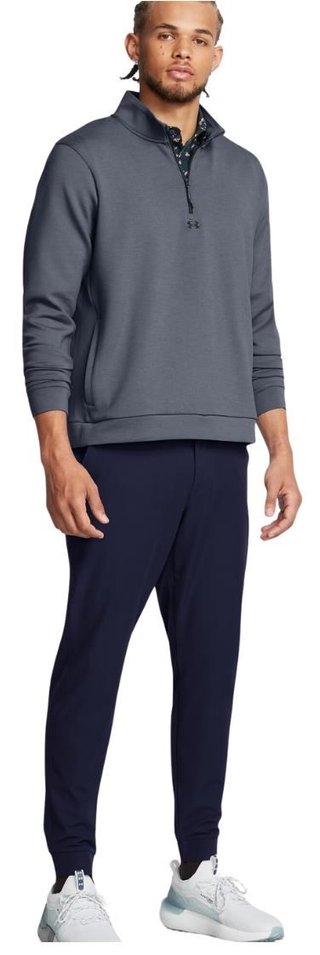 Under Armour Drive pullover para hombre, downpour gray/gravel/black