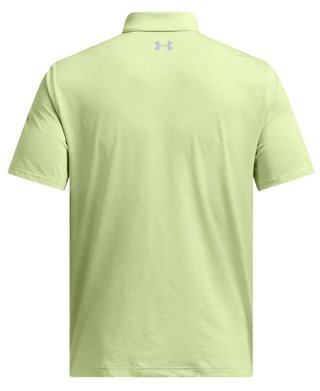 Under Armour Playoff 3.0 Check Jaquard polo de hombre, retro green/white/forest green