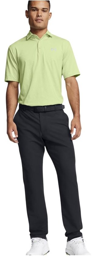Under Armour Playoff 3.0 Check Jaquard polo de hombre, retro green/white/forest green