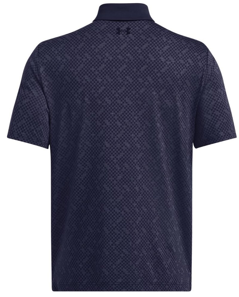 Under Armour Playoff 3.0 Check Jaquard polo de hombre, midnight navy