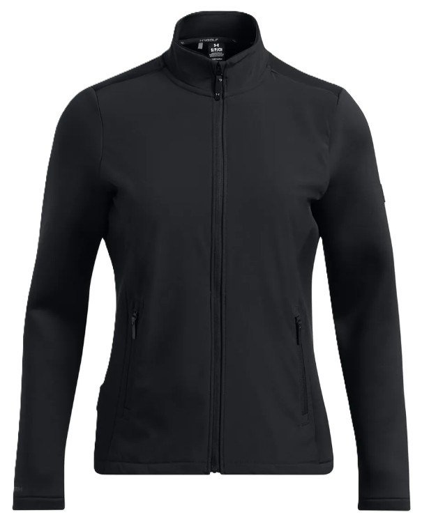 Under Armour Drive Pro Storm Hybrid full zip chaqueta de mujer, negra