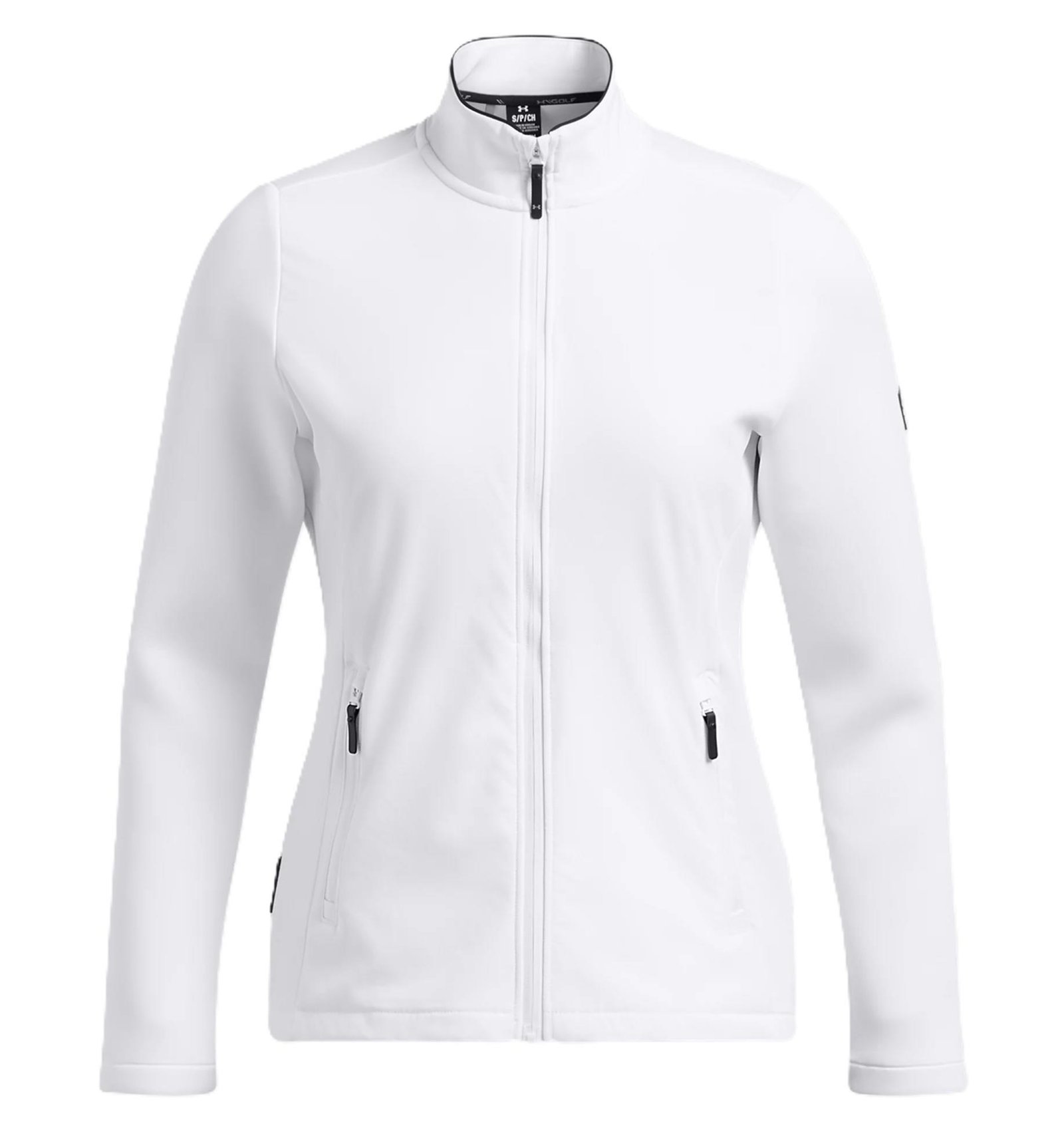 Under Armour Drive Pro Storm Hybrid full zip chaqueta de mujer, blanca
