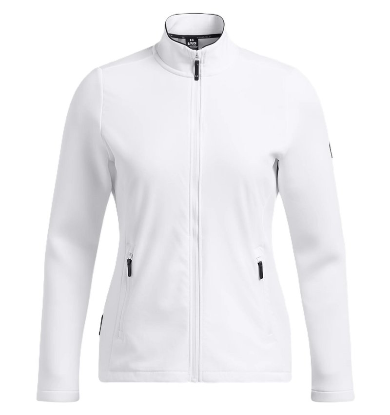 Under Armour Drive Pro Storm Hybrid full zip chaqueta de mujer, blanca