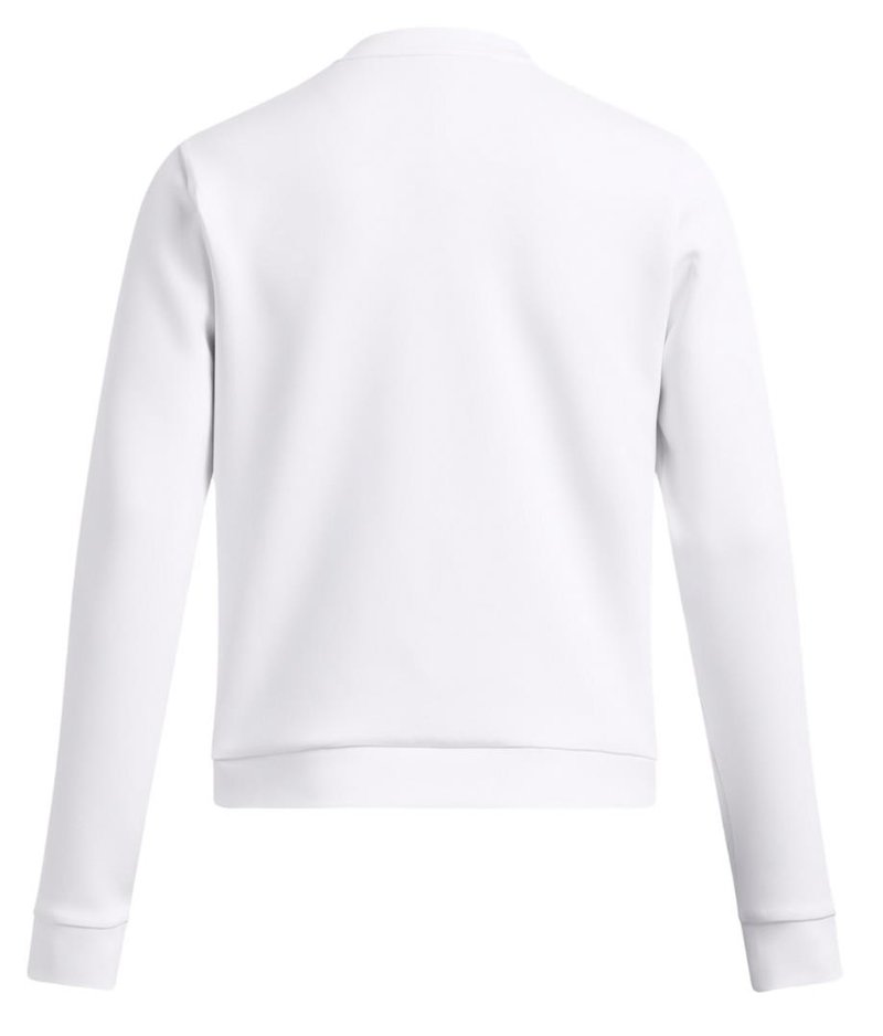 Under Armour Drive Midlayer Crew sudadera de mujer, blanca