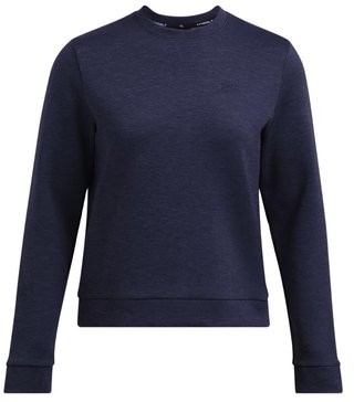 Under Armour Drive Midlayer Crew sudadera de mujer, midnight navy