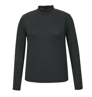 Under Armour Drive Long Sleeve Mock camiseta de manga larga para mujer, negra