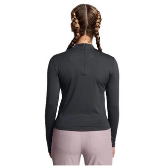 Under Armour Drive Long Sleeve Mock camiseta de manga larga para mujer, negra