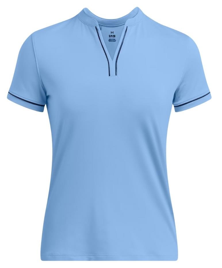 Under Armour Playoff 3.0 Novelty polo de mujer, horizon blue/midnight navy