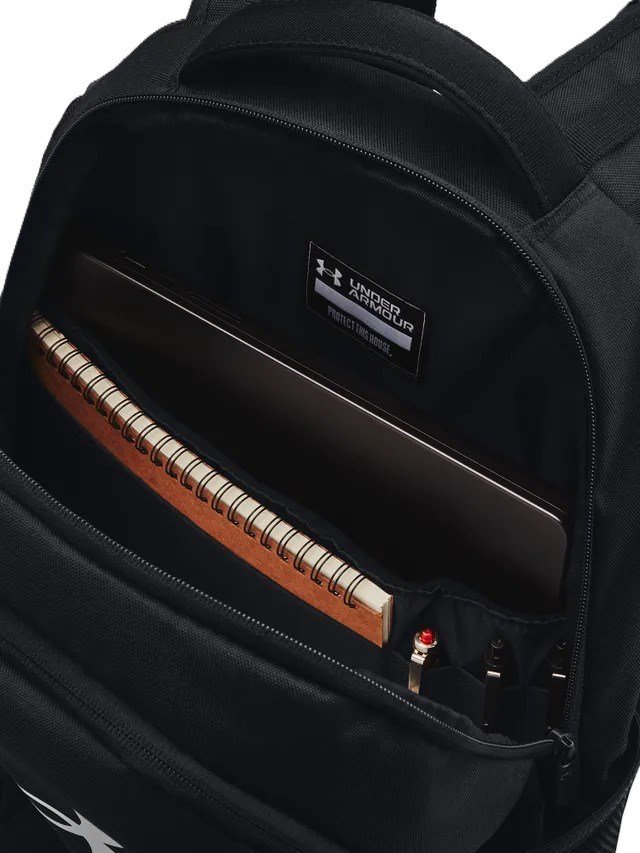 Under Armour Hustle 6.0 Backpack unisex, negro