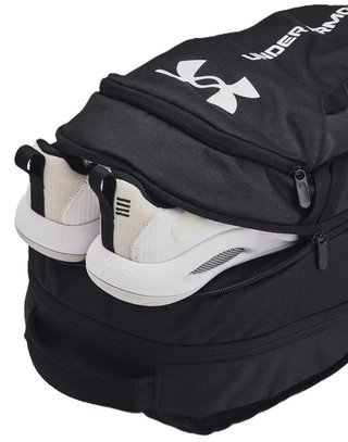 Under Armour Hustle 6.0 Backpack unisex, negro