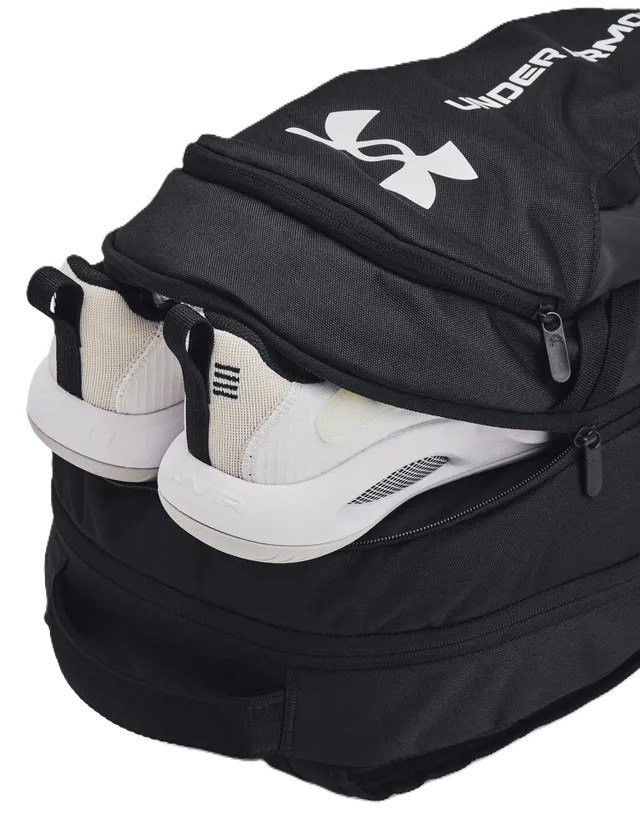 Under Armour Hustle 6.0 Backpack unisex, negro