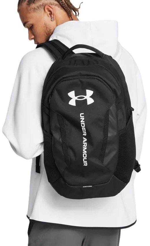 Under Armour Hustle 6.0 Backpack unisex, negro