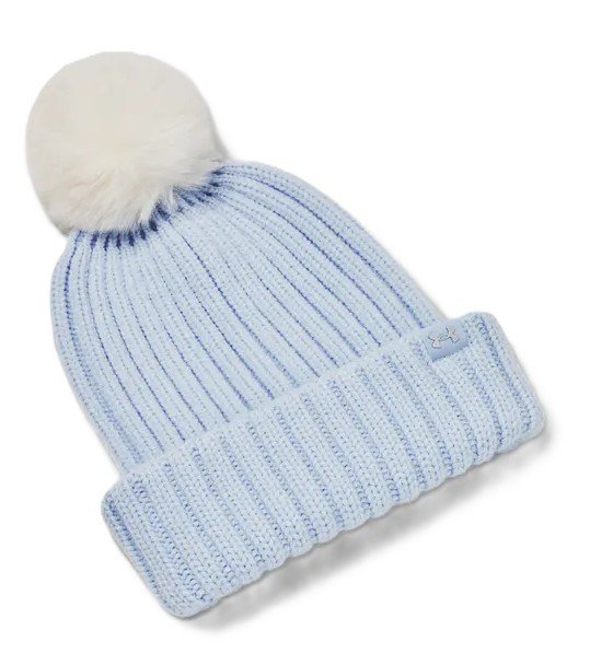 Under Armour Halftime Pom Beanie gorro de invierno para mujer, azul