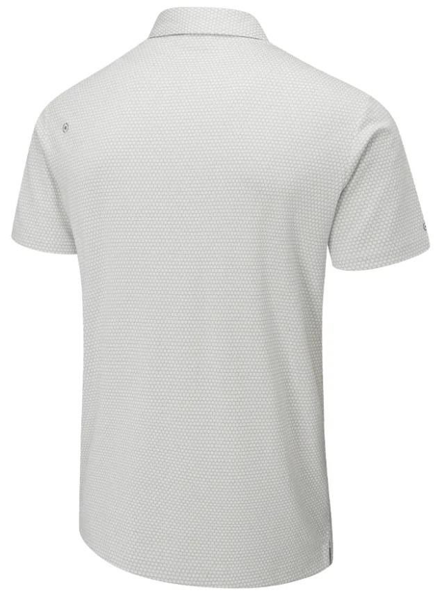 PING Halcyon Honeycomb polo de hombre, silver multi