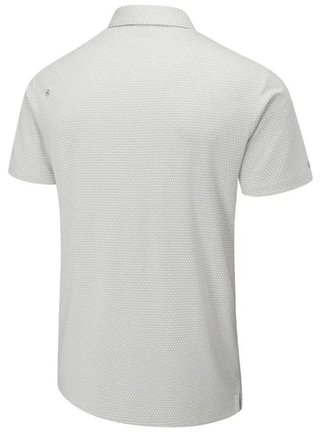 PING Halcyon Honeycomb polo de hombre, silver multi