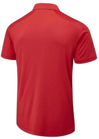 PING Lindum polo de hombre, rich red