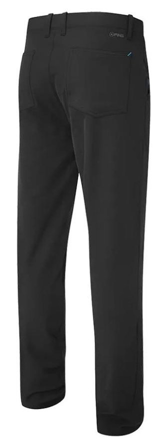 PING Alderley Slim Fit pantalones de hombre, negro