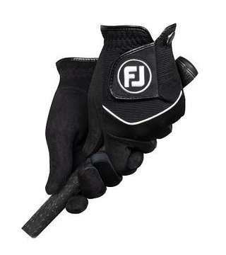 FootJoy RainGrip 24 guantes de golf para hombre (par), negro