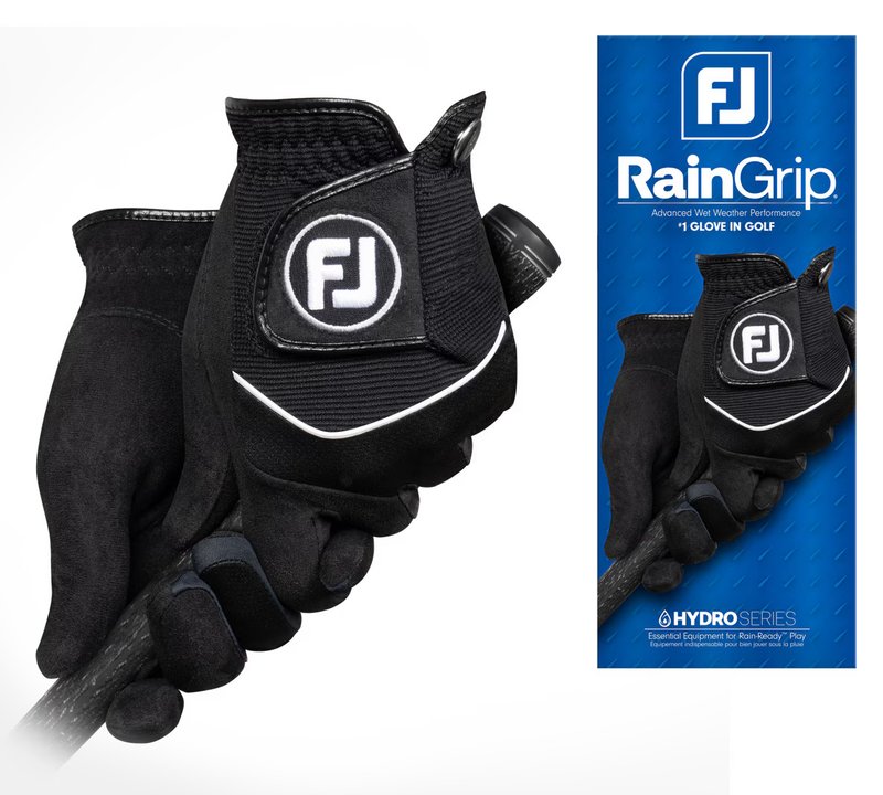 FootJoy RainGrip guante de mujer (1 par), negro