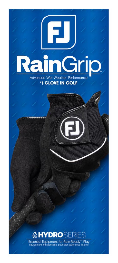 FootJoy RainGrip guante de mujer (1 par), negro