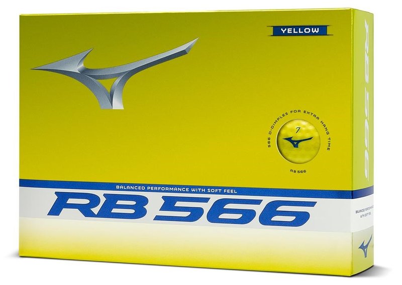Mizuno RB 566 pelotas de golf, amarillas