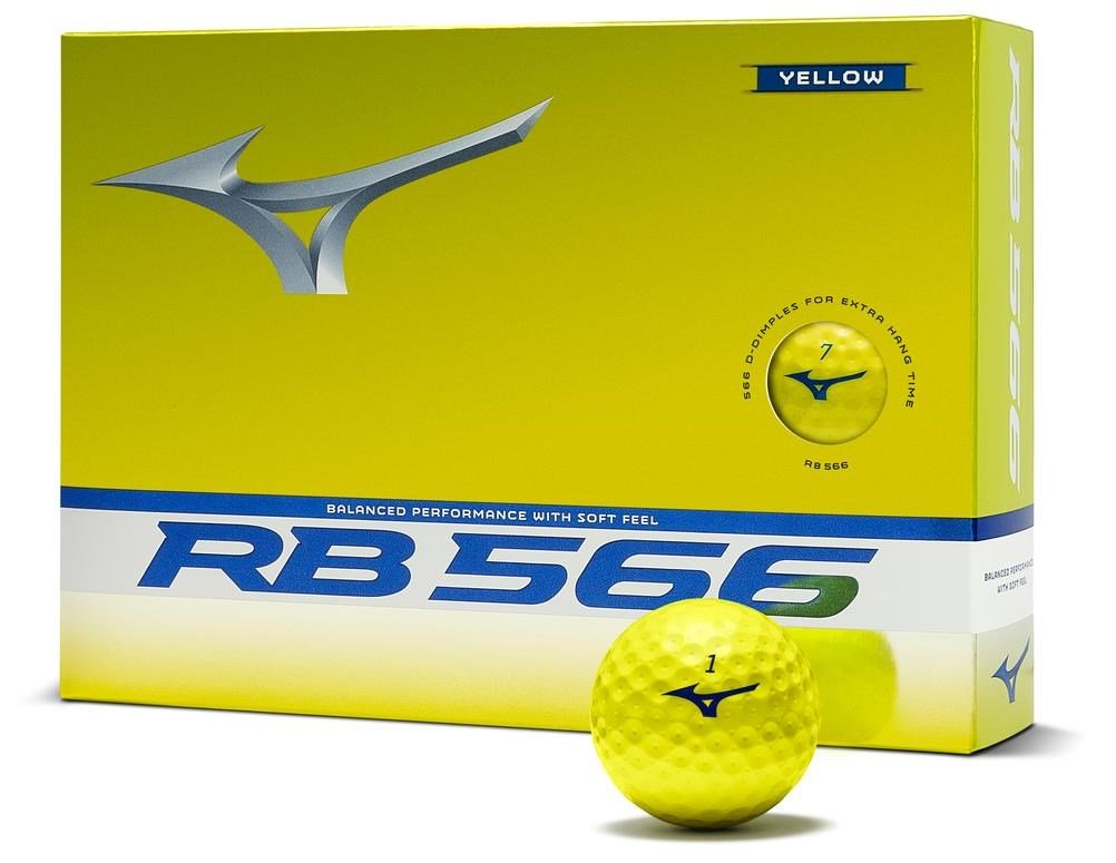Mizuno RB 566 pelotas de golf, amarillas