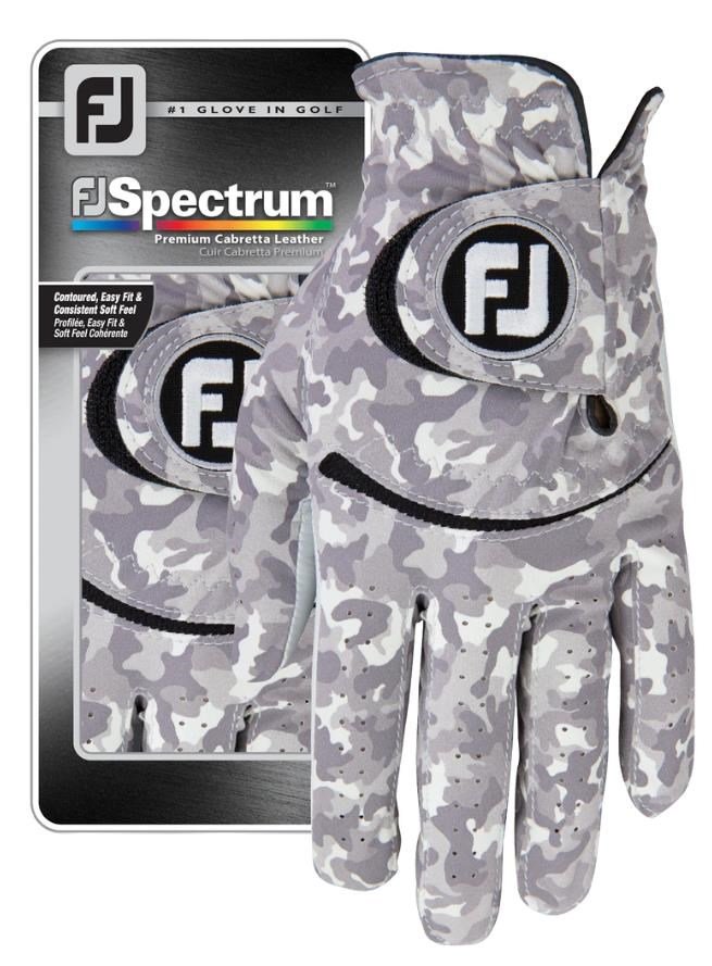 FootJoy Spectrum guante de golf para hombre, blanco/gris
