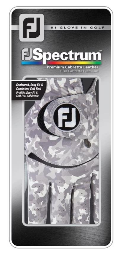 FootJoy Spectrum guante de golf para hombre, blanco/gris