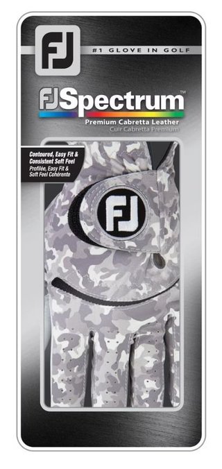 FootJoy Spectrum guante de golf para hombre, blanco/gris
