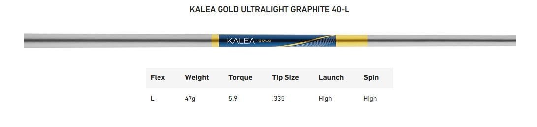 TaylorMade Kalea Gold Rescue hybrid de mujer