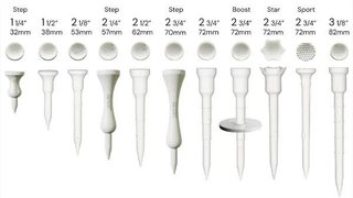 Lignum Ecoline Next Step Tee 57mm (2 1/4"), pack de 12