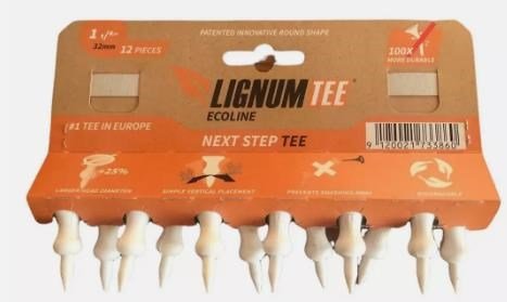 Lignum Ecoline Next Step Tee 32mm (1 1/4"), pack de 12